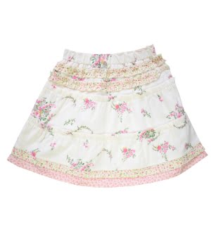 Παιδική Φούστα Κοτλέ Εκρού