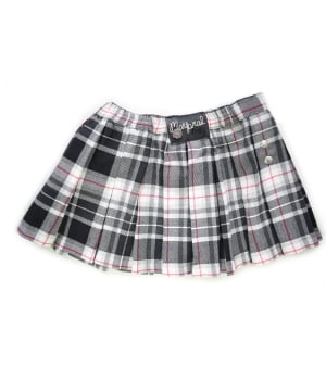 Βρεφική Φούστα Καρώ Γκρι