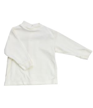 Βρεφικό Βελουτέ Μπλουζάκι Εκρού