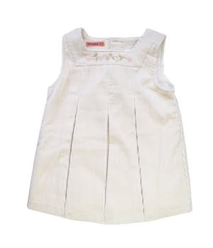 Αμάνικο Κοτλέ Φόρεμα Εκρού