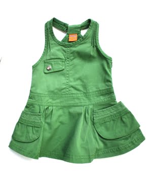 Αμάνικο Φόρεμα Βρεφικό Πράσινο