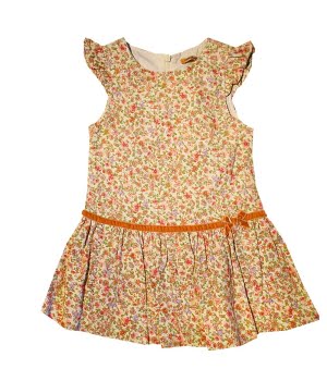 Αμάνικο Κοτλέ Φόρεμα Πορτοκαλί