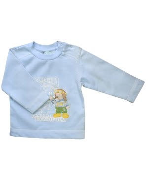 Μακρυμάνικο Μπλουζάκι Σιέλ