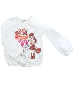 Παιδικό Μπλουζάκι Εκρού