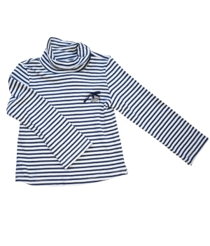 Παιδικό Μπλουζάκι Ριγέ Μπλε