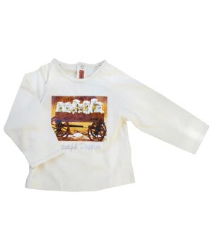 Παιδικό Μπλουζάκι Εκρού