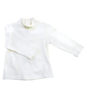 Βρεφικό Μπλουζάκι Εκρού Ριμπ