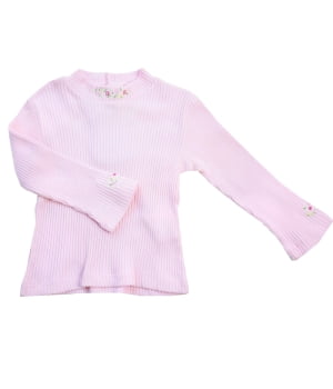 Βρεφικό Μπλουζάκι Ροζ Ριμπ