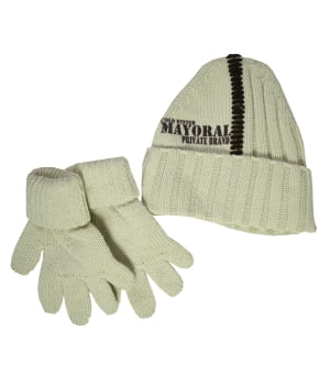 Σετ Σκούφος & Γάντια Πλεκτό Μπεζ