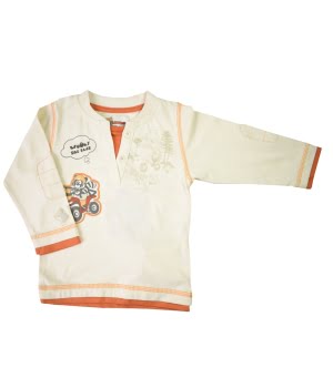 Μακρυμάνικο Μπλουζάκι Πορτοκαλί