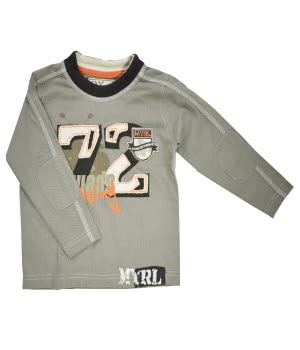 Μακρυμάνικο Μπλουζάκι Γκρι