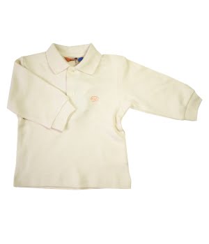 Βρεφικό Πόλο Μπλουζάκι Εκρού
