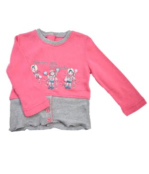 Μπλουζάκι Βρεφικό με Στάμπα Cheerleaders