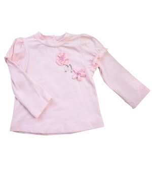 Μπλουζάκι Μακρυμάνικο Ροζ