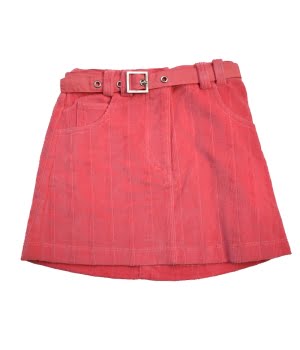 Φούστα Παιδική Κοτλέ Καφέ