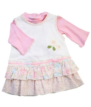 Σετ Κοτλέ Φορεματάκι & Μπλουζάκι Βρεφικό