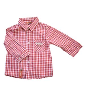 Πουκάμισο Βρεφικό Καρώ Κόκκινο