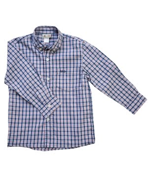 Πουκάμισο Βρεφικό Καρώ Μπλε