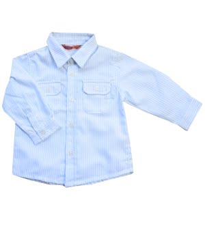 Πουκάμισο Βρεφικό Σιέλ Ριγέ