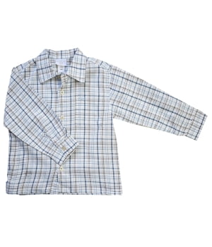 Πουκάμισο Βρεφικό Καρώ Μπλε