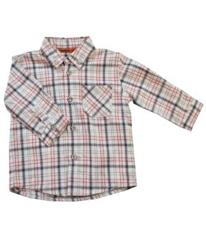 Πουκάμισο Βρεφικό Καρώ Κόκκινο