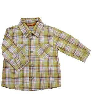 Πουκάμισο Βρεφικό Καρώ Πράσινο
