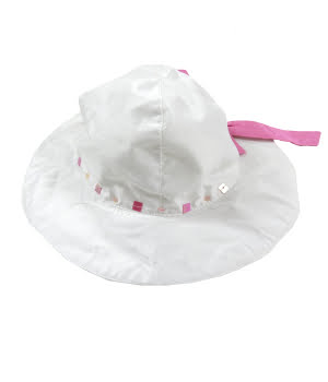 Καπέλο Κοριτσίστικο Λευκό Φούξια