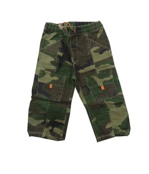 Παντελόνι Βρεφικό Βαμβακερό Παραλλαγή Πράσινο