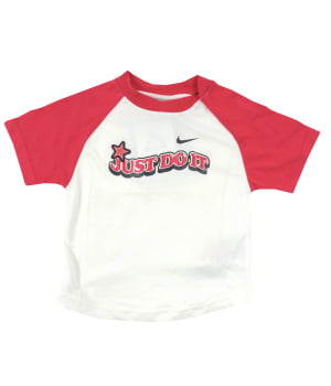 Μπλουζάκι Βρεφικό Λευκό/Ροζ