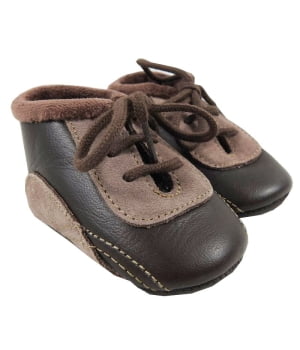 Παπουτσάκι  Δερμάτινο Αγκαλιάς