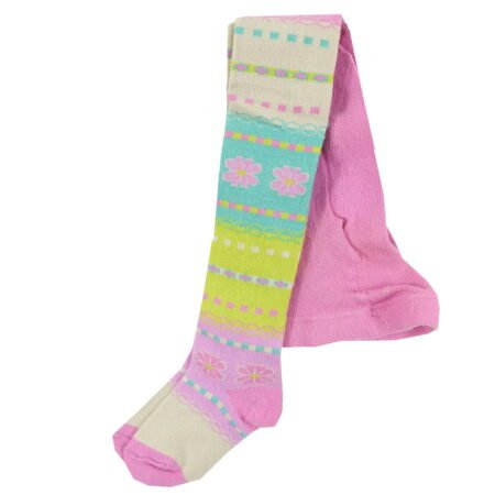 Καλσόν Χοντρό Εκρού Ζακάρ Ροζέ/Λαχανί