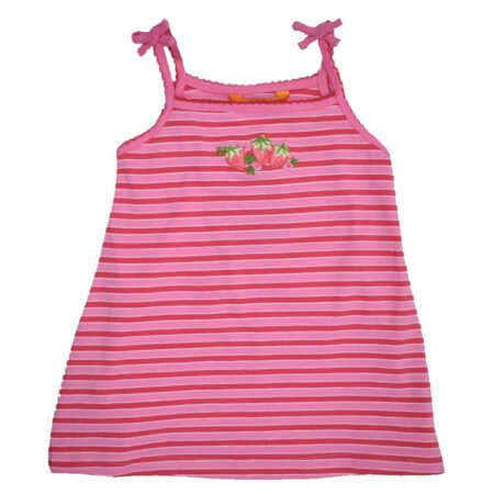 Μακώ Φορεματάκι Ριγέ Ροζ