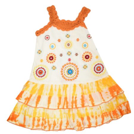 Φόρεμα Έθνικ Πορτοκαλί