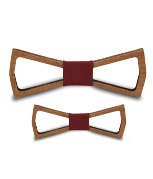 Σετ Ξύλινα Παπιγιόν Ανδρικό & Παιδικό Angel