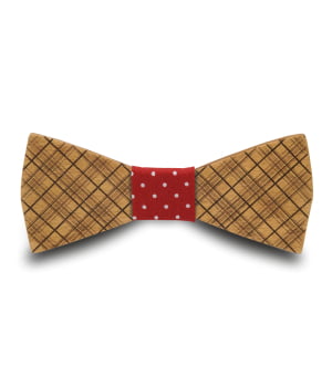 Ξύλινο Παπιγιόν Παιδικό Scotty Κόκκινο