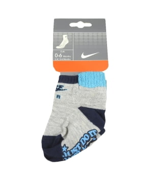 Καλτσάκια Βρεφικά Κοντά Αθλητικά Μπλε/Γκρι