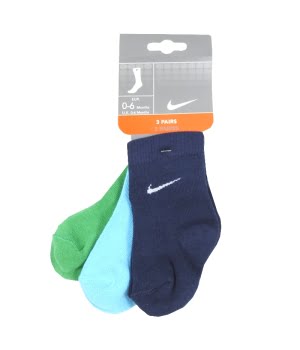 Σετ 3τμχ Κάλτσες Μονόχρωμες Παιδικές Μπλε