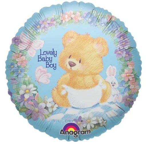 Μπαλόνι Αλουμινίου Lovely Baby Boy 16 ιντσών