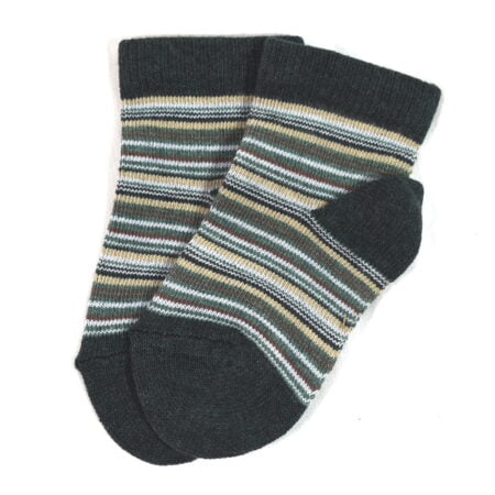 Καλτσάκι Βρεφικό Πράσινο Ριγέ