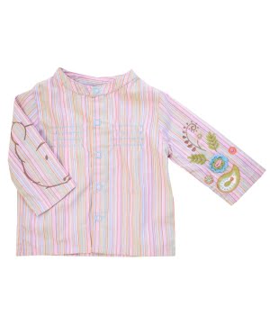 Πουκαμισάκι Ριγέ Winnie Ροζ