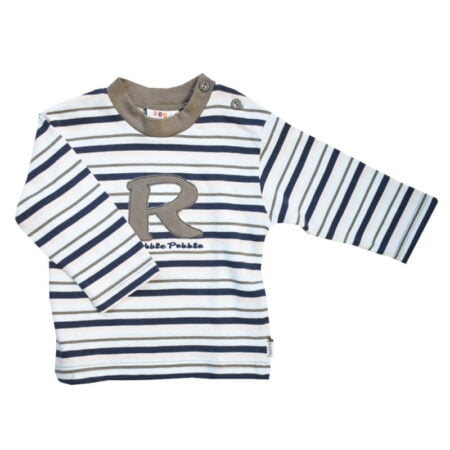 Μπλουζάκι Μακρυμάνικο Ριγέ Λαδί