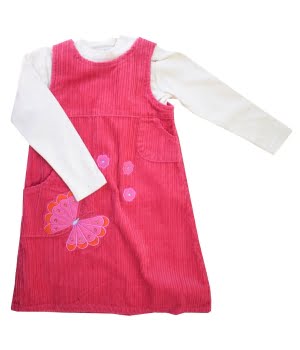 Σετ Φορεμα Κοτλέ & Μπλούζα Κόκκινο