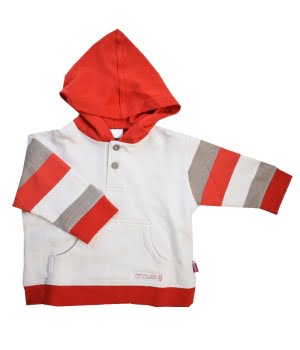 Μπλουζάκι Μακρυμάνικο με Κουκούλα Λευκό