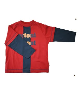 Μπλούζα Μακρυμάνικη Βαμβακερή Κόκκινο