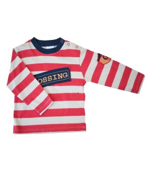 Μπλουζάκι Ριγέ Κόκκινο