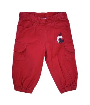 Παντελόνι Βρεφικό Κόκκινο Κοτλέ