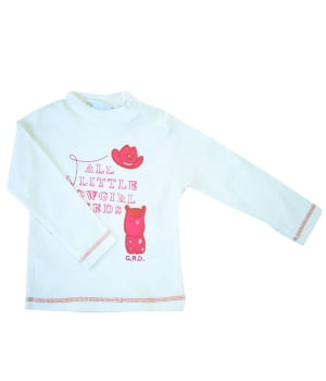 Μπλουζάκι Βαμβακερό Εκρού