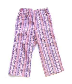 Παντελόνι Ριγέ Ροζ