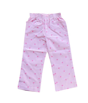 Παντελόνι Παιδικό Βελουτέ Ροζ Πουά