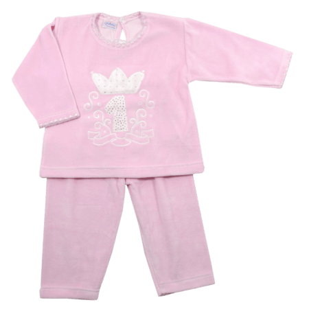 Βελουτέ Πυτζάμα Ροζ